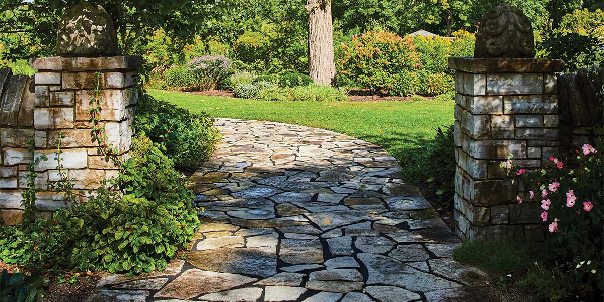 Brick and Concrete Walkways